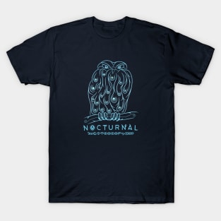 NOCTURNAL LUNAR OWL T-Shirt